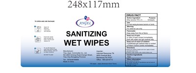 100 Cloth Label (100 Wipes)